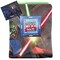 Darth Vader Luke Skywalker Lightsaber Battle Star Wars by Thomas Kinkade Licensed by David Textiles Silky Premium Fleece No-Sew Throw Fleece Fabric Kit (50x60)